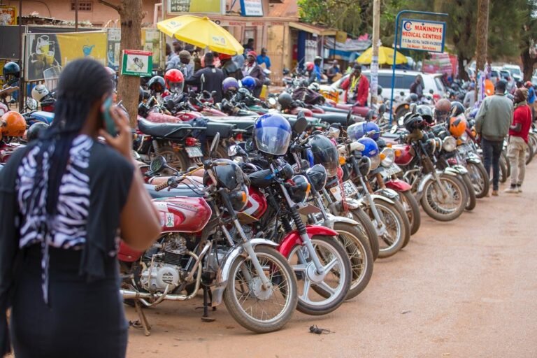 Boda-boda-motorcycles-at-a-stage