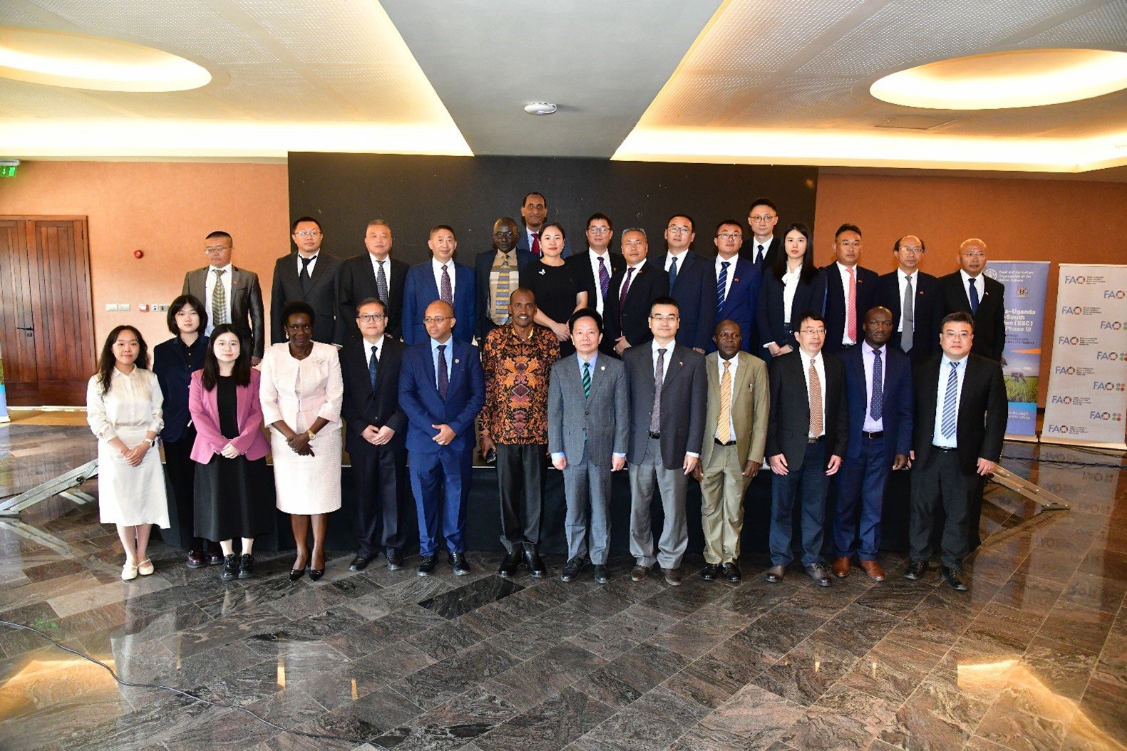 FAO-South -South Delegation at Speke Resort Munyonyo .