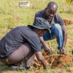 Tree planting at La Fang Eco Resort