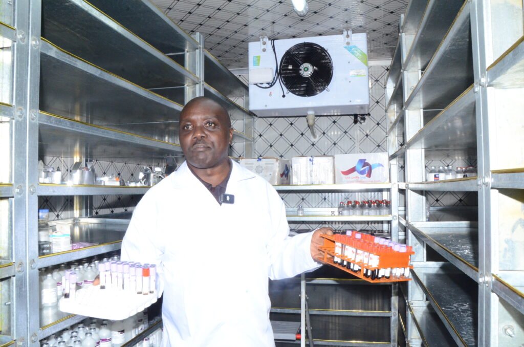Dr Moses Okino, the principal veterinary officer and district veterinary officer for Moroto