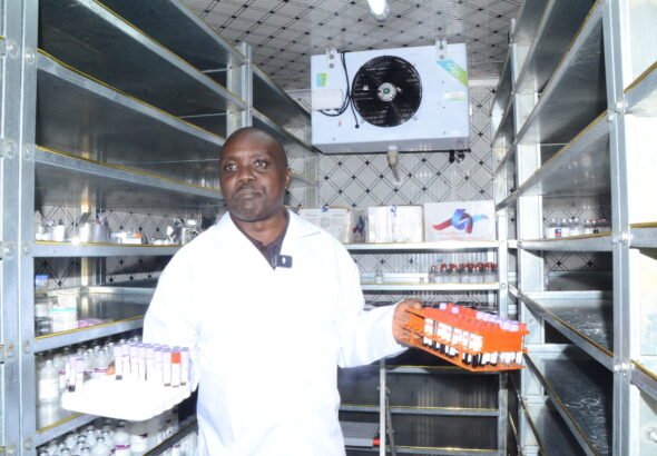 Dr Moses Okino, the principal veterinary officer and district veterinary officer for Moroto