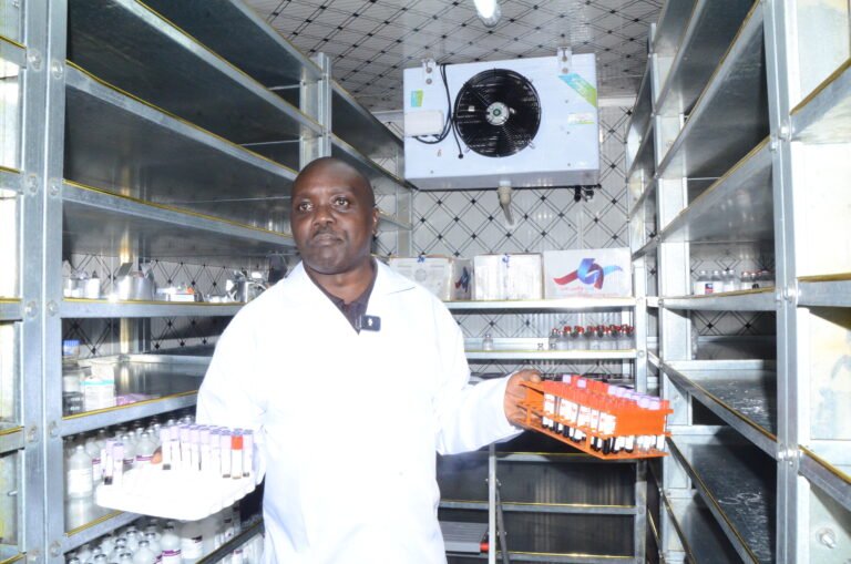 Dr Moses Okino, the principal veterinary officer and district veterinary officer for Moroto